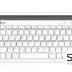 Lenovo Lecoo BK-100 Mini Bluetooth Rechargeable Keyboard -White