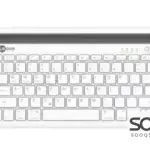 Lenovo Lecoo BK-100 Mini Bluetooth Rechargeable Keyboard -White