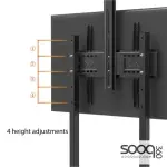 Multifunctional 1700 TV Stand Bracket for 32" to 75"