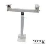 Aluminum Alloy Adjustable Ceiling Camera Bracket from 30cm to 60cm for Two Cameras