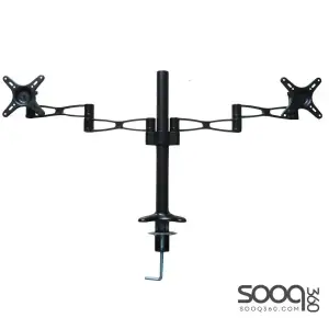 Desk Dual Screen Mount Stand Extendable Arm Monitor