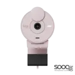 Logitech BRIO 300 Full HD 1080P Webcam -Pink