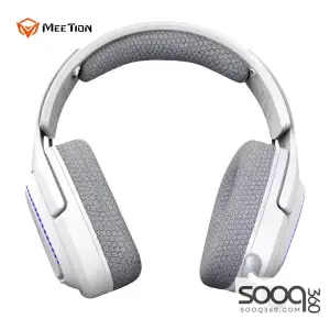 Meetion BTH012 Three-Mode 2.4G Wireless Bluetooth & Wired Gaming Headset -White
