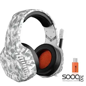 Meetion BTH014 2.4G Wireless Bluetooth & Wired Gaming Headset -White