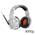 Meetion BTH014 2.4G Wireless Bluetooth & Wired Gaming Headset -White