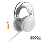 Meetion BTH015 Stereo Triple Mode Wireless Gaming Headset -White