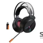 Meetion BTH015 Stereo Triple Mode Wireless Gaming Headset -Black