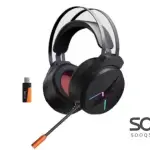 Meetion BTH015 Stereo Triple Mode Wireless Gaming Headset -Black