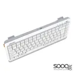 Meetion BTK500 Streamlined Dual-Mode Compact Wireless Keyboard -White