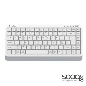 Meetion BTK500 Streamlined Dual-Mode Compact Wireless Keyboard -White