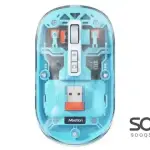 Meetion BTM005 Dual Mode 2.4G Bluetooth & Wireless Mouse -Blue