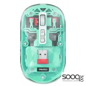 Meetion BTM005 Dual Mode 2.4G Bluetooth & Wireless Mouse -Green
