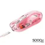 Meetion BTM005 Dual Mode 2.4G Bluetooth & Wireless Mouse -Pink