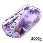 Meetion BTM005 Dual Mode 2.4G Bluetooth & Wireless Mouse -Purple