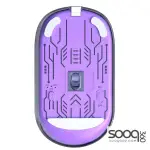 Meetion BTM005 Dual Mode 2.4G Bluetooth & Wireless Mouse -Purple