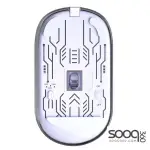 Meetion BTM005 Dual Mode 2.4G Bluetooth & Wireless Mouse -White