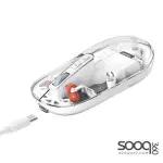 Meetion BTM005 Dual Mode 2.4G Bluetooth & Wireless Mouse -White