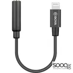 BOYA BY-K3 3.5mm TRRS Female to Lightning Male Audio Adapter Dongle Cable