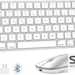 Meetion ikey C210 Wireless Ultra-thin Keyboard and Mouse Combo -White