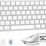 Meetion ikey C210 Wireless Ultra-thin Keyboard and Mouse Combo -White