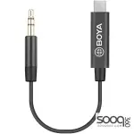 BOYA BY-K2 3.5mm TRS Male to Type-C Male Audio Adapter Cable (7.8in)