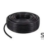Coaxial RG58 Cable 200m with Power- Black