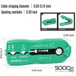 LAOA LA815826 Wire Cutter Multifunction Cable Stripper Line Wire Stripping Crimp Tool