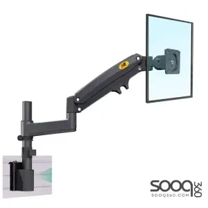 NB North Bayou D21 22"-35" Gas-Strut Partition Rail Mount 360° Rotation ±180° Swivel TV Bracket