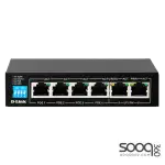 D-Link DES-F1006P-E/E 6-Port 10/100 Switch with 4 PoE Ports and 2 Uplink Ports EU Plug