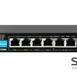 D-Link DES-F1006P-E/E 6-Port 10/100 Switch with 4 PoE Ports and 2 Uplink Ports EU Plug