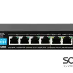D-Link DES-F1006P-E/E 6-Port 10/100 Switch with 4 PoE Ports and 2 Uplink Ports EU Plug
