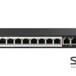 D-Link DES-F1010P-E/B 10-Port 10/100 Long Range PoE+ Surveillance Switch UK Plug