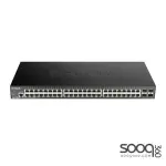 D-Link DGS-1250-52XMP 48 Ports 10/100/1000Mbps PoE+4 Ports 10G SFP+ Smart Managed Switch