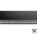 D-Link DGS-1250-52XMP 48 Ports 10/100/1000Mbps PoE+4 Ports 10G SFP+ Smart Managed Switch
