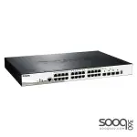 D-Link DGS-1510-28XMP Gigabit Stackable Smart Managed Switch with 10G Uplinks