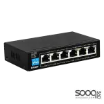 D-Link DGS-F1006P-E 6-Port 10/100/1000 Switch with 4 PoE Ports and 2 Uplink Ports