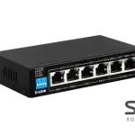 D-Link DGS-F1006P-E 6-Port 10/100/1000 Switch with 4 PoE Ports and 2 Uplink Ports