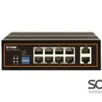 D-Link DGS-F1008P-2S 8 Port Unmanaged Industrial Gigabit PoE Switch