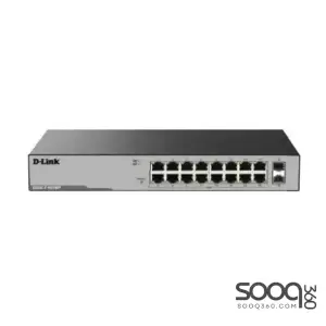 D-Link DGS-F1016P 16 Port Gigabit Unmanaged POE Switch with 2 SFP ports 250 watts
