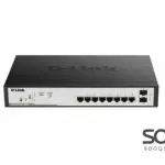 D-Link DGS-F1100-10PS-E/B 8 Port PoE Gigabit Smart Managed Switch