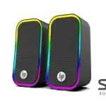 HP DHE-6004C Multimedia Wired RGB Speakers 3.5mm+USB