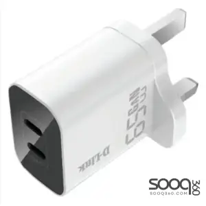 D-Link DPC-652/E 65W Dual USB Wall Charger