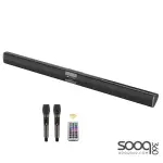 E-5005K Bluetooth 5.0 TV Sound Bar Speaker Home Theater with Two Mics 40W