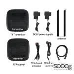 200M Wireless Wi-Fi HDMI Extender With HDMI Loop Output + USB C Input + IR