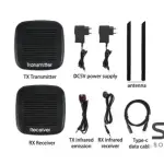 200M Wireless Wi-Fi HDMI Extender With HDMI Loop Output + USB C Input + IR