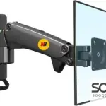 NB North Bayou F120 17″–27″ Gas Spring 360 rotate Full Motion Wall Mount TV Bracket