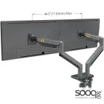 NB North Bayou G35 22"-32" Dual Monitor Stand Gas-Spring Heavy Duty Desk Mount Bracket