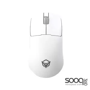 Meetion GW40 Pro Lightweight Pro Grade Bluetooth Wireless Ergonomic Gaming Mouse -White