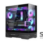 Huntkey GX760A Empty Gaming PC Case without Fans -Black