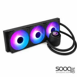Huntkey GX360R 3 Fan Liquid Cooling System -Black